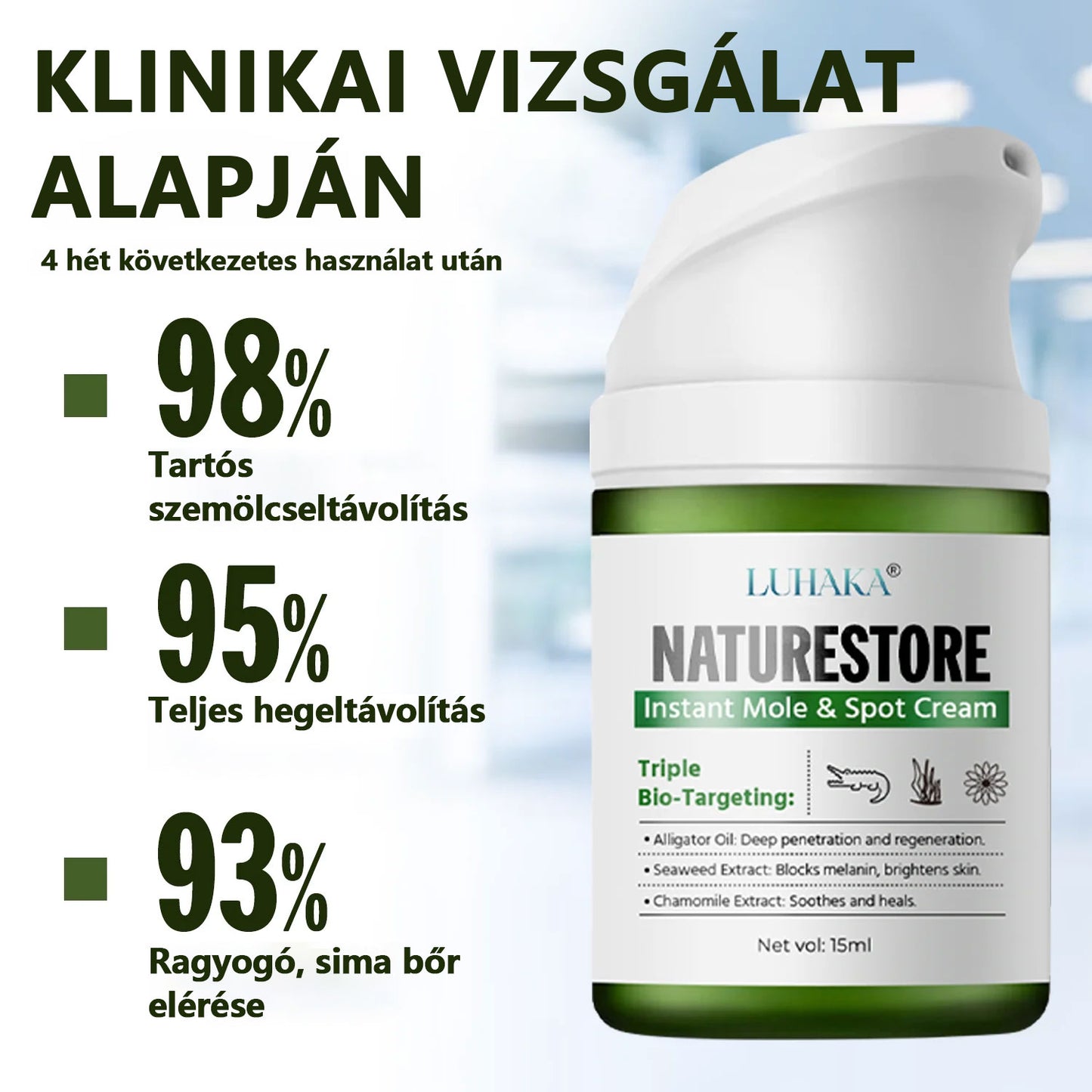Luhaka® NATURE STORE Azonnali Anyajegy- és Pattanás elleni Krém_Ultra01
