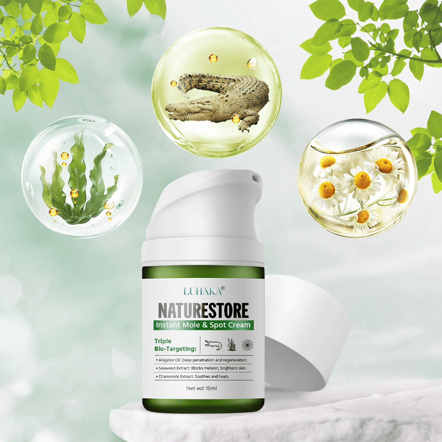 Luhaka® NATURE STORE Azonnali Anyajegy- és Pattanás elleni Krém_Ultra01